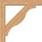 Ekena Millwork Funston Block Smooth Bracket w/ Offset Brace, Western Red Cedar, 7 1/2"W x 46"D x 46"H BKT0806X46X46FST05SWR - alternate 4